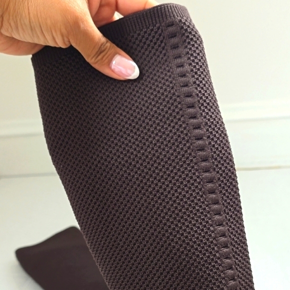 Eileen Fisher Kasana Knit Brown Boots sz 7 - Picture 13 of 15